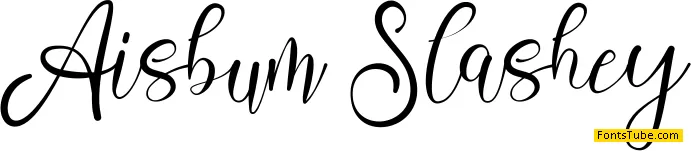 Aisbum Slashey Font