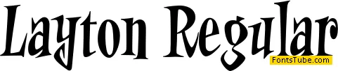 Layton Font