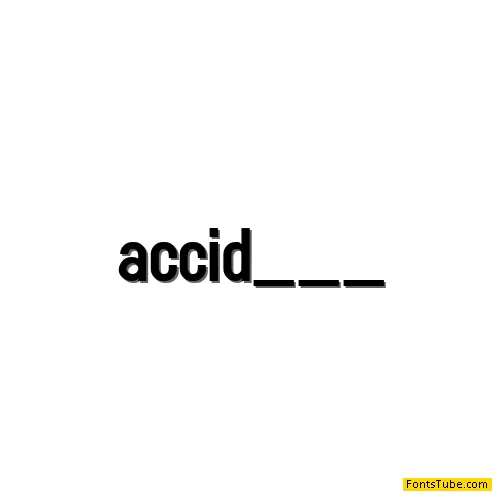 Accidental Presidency Font