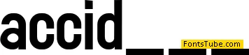 Accidental Presidency Font