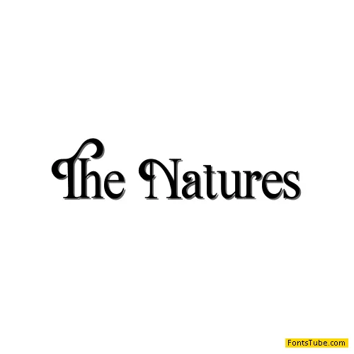 The Natures Font