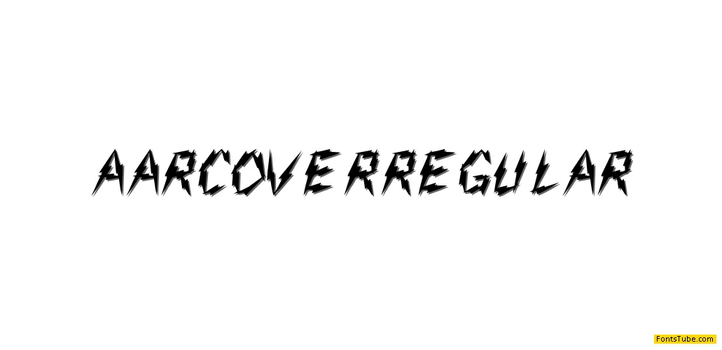 Aarcover Font