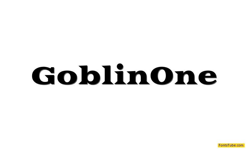 Goblin One Font