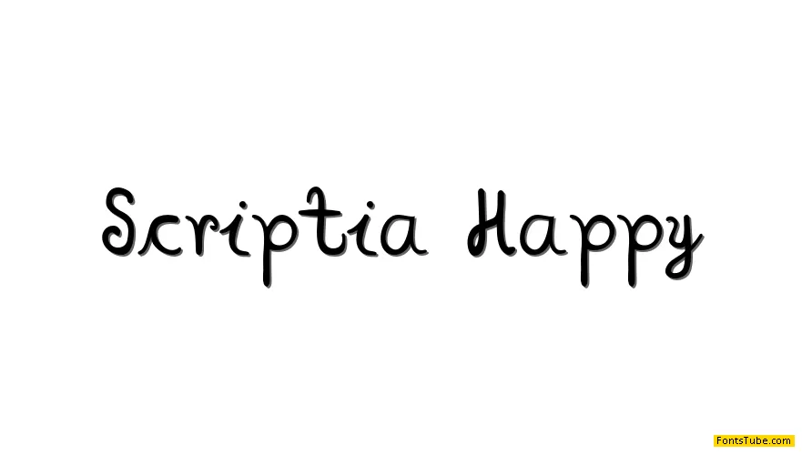 Scriptia Happy Font