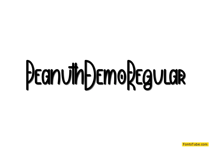 Peanuth Demo Font
