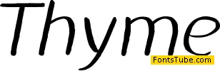 Thyme Font