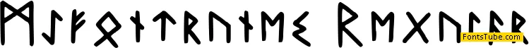 My Font Runes