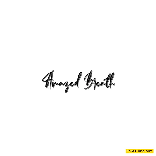 Amazed Breath Font