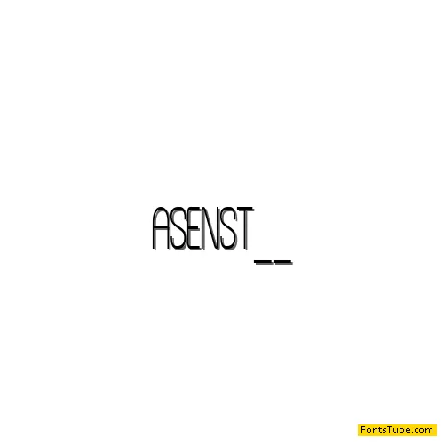 Asenine Font Family