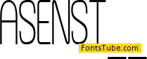 Asenine Font Family
