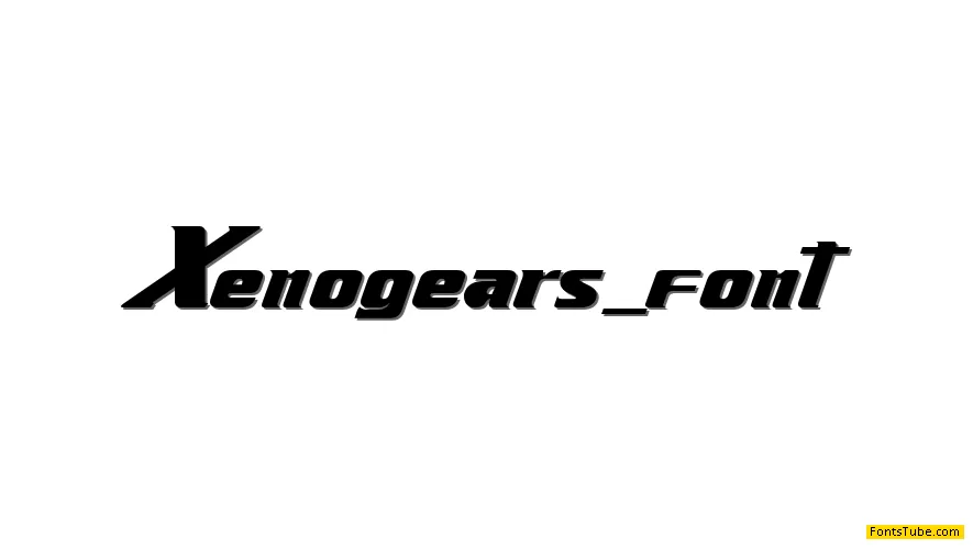 Xenogears Font