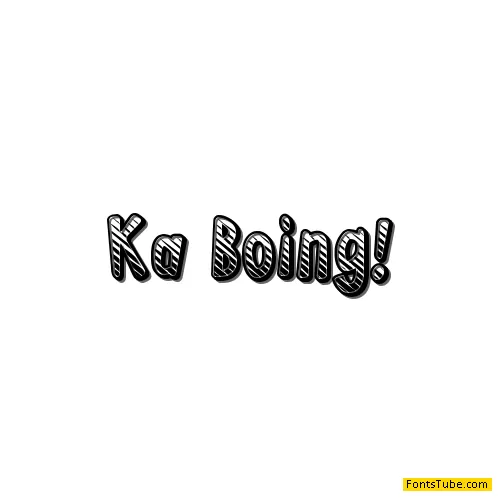 Ka-Boing! Font