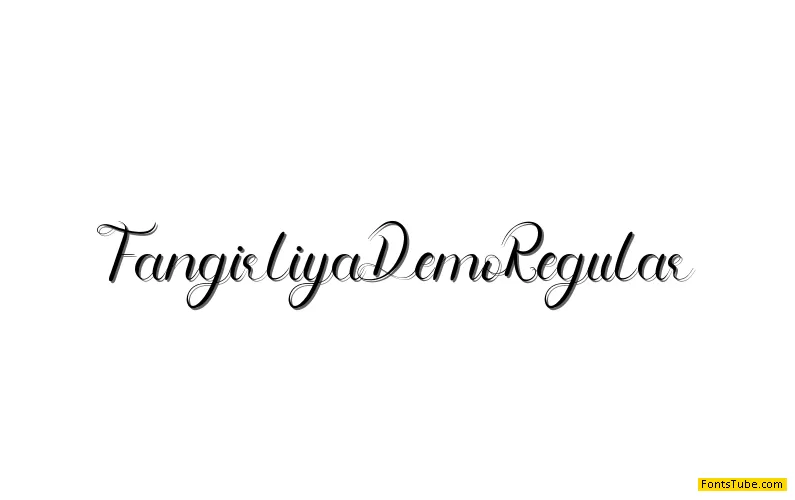 Fangirliya Demo Font