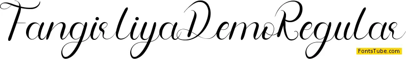Fangirliya Demo Font