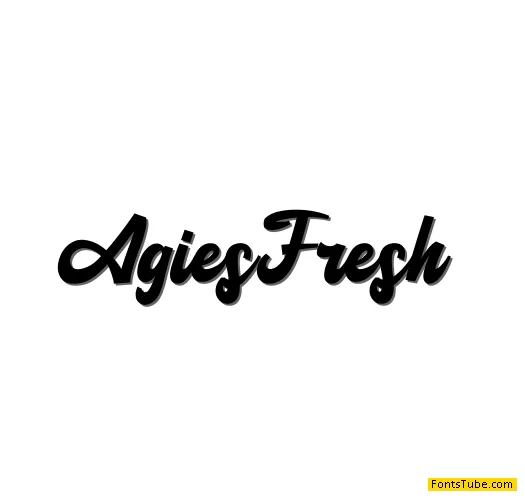 AgiesFresh Font