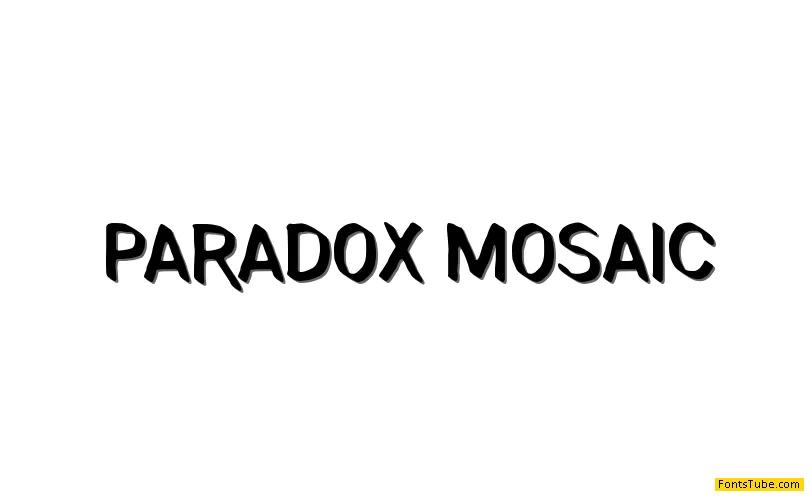 Paradox Mosaic Font
