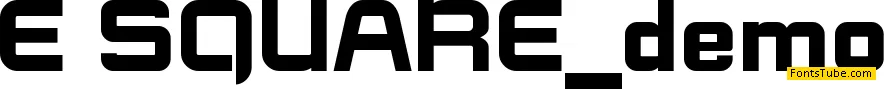 E-SQUARE Font