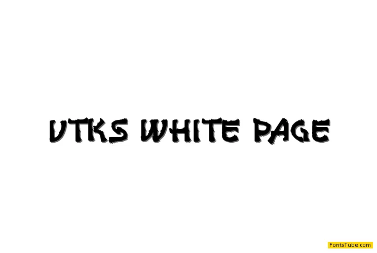 vtks white page Font Family