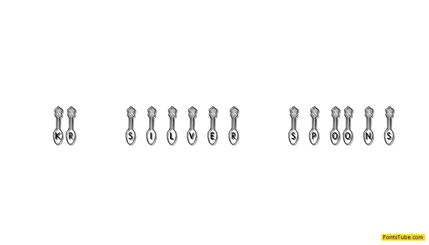 KR Silver Spoons Font