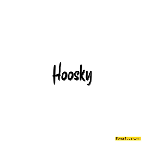 Hoosky Font
