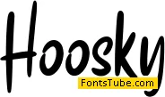 Hoosky Font
