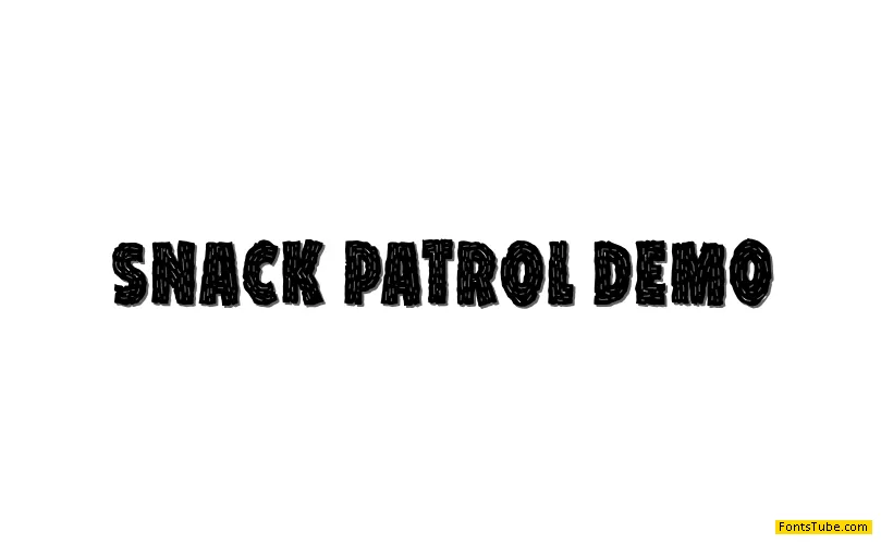 Snack Patrol DEMO Font