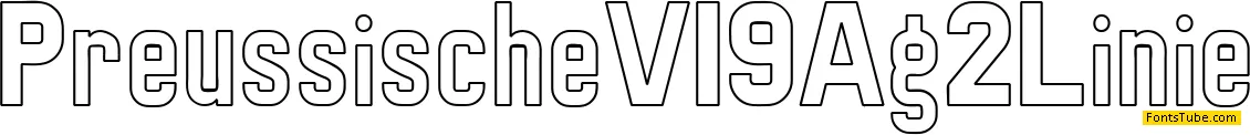 Preussische VI 9 Font Family