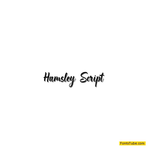 Hamsley Script Font