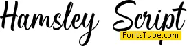 Hamsley Script Font