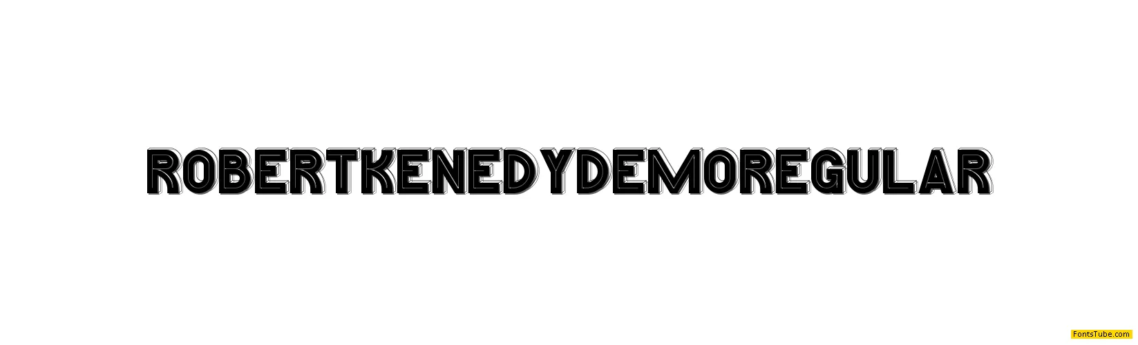 Robert Kenedy Demo Font
