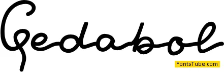 Gedabol Font