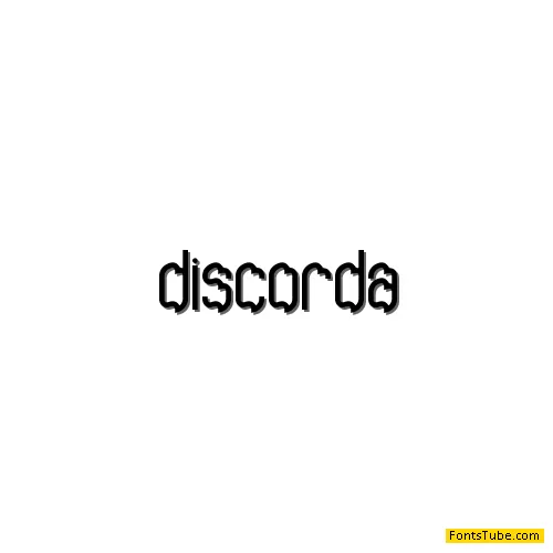 Discordance BRK Font