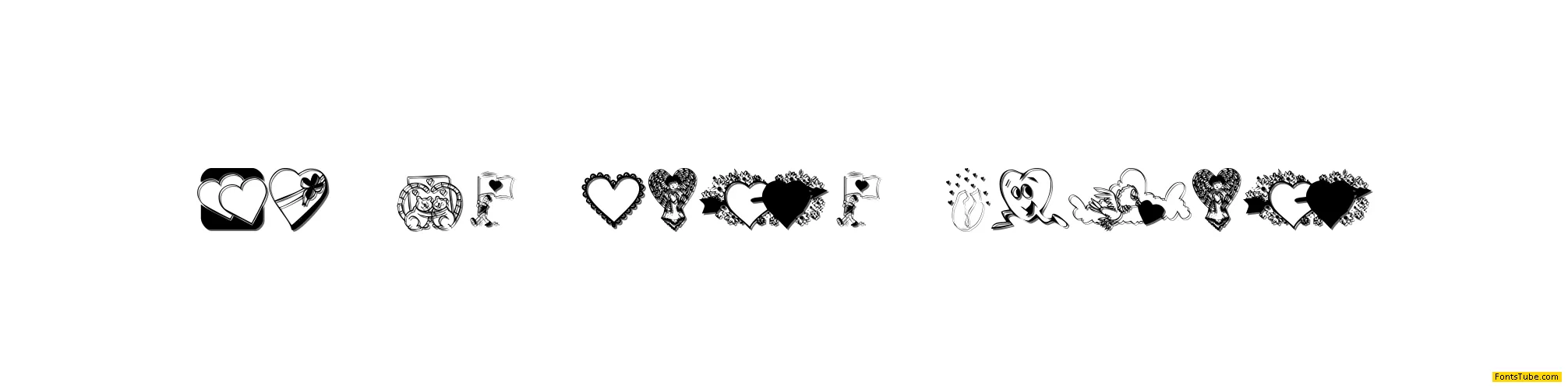 KR Be Mine Again Font