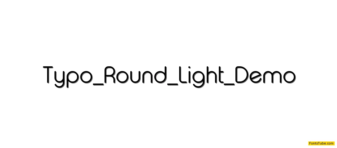 Typo Round Font Family