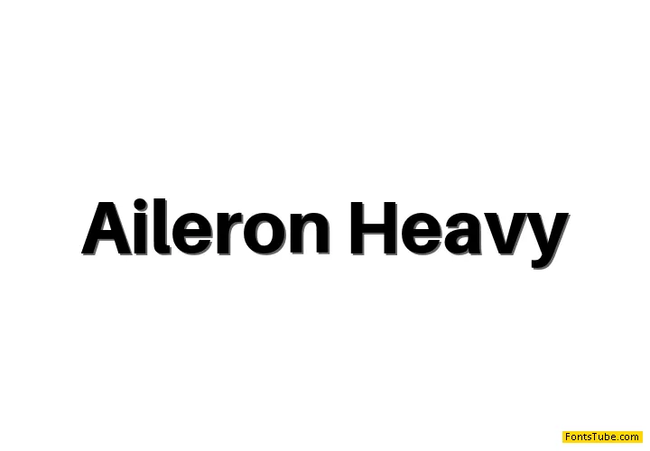 Aileron Font Family