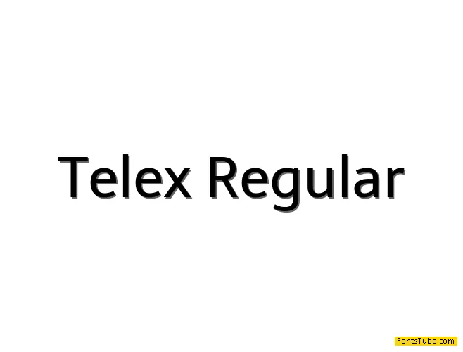 Telex Font