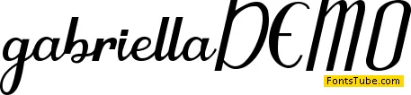 gabriella - Personal Use Font