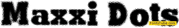 Maxxi Dots Font Family