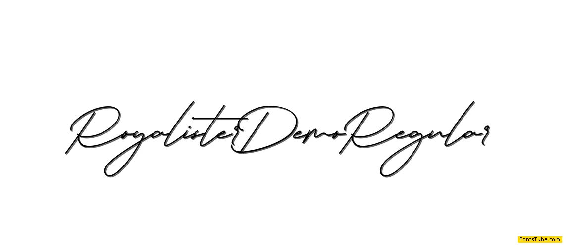 Royalister Demo Font