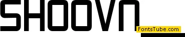 Shoom Vertical Font