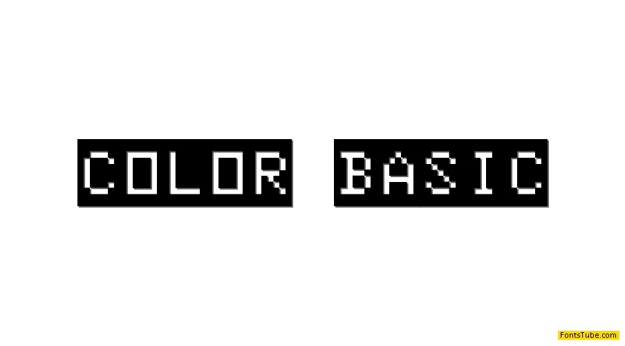 Color Basic Font