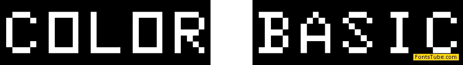 Color Basic Font