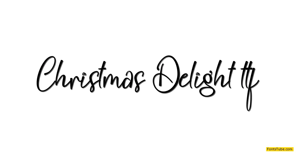 Christmas Delight Font