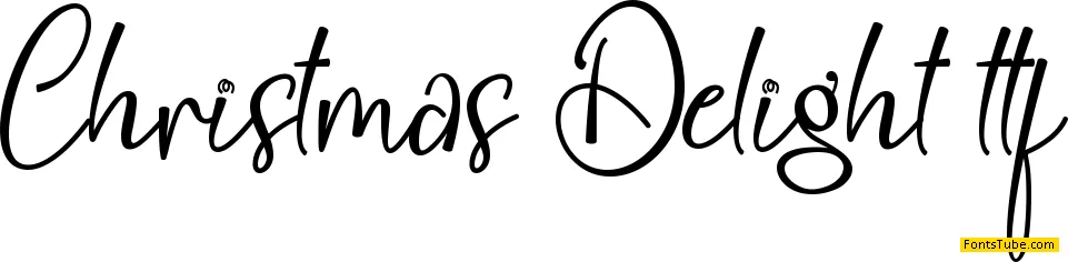 Christmas Delight Font