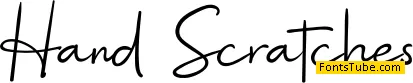 Hand Scratches Font