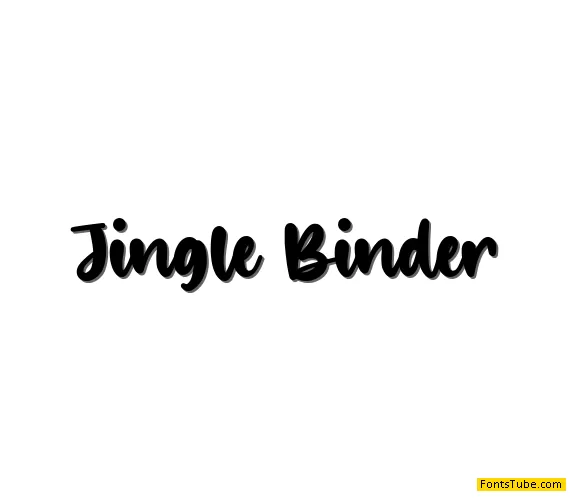 Jingle Binder Font