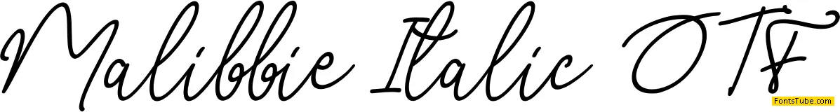 Malibbie Font Family