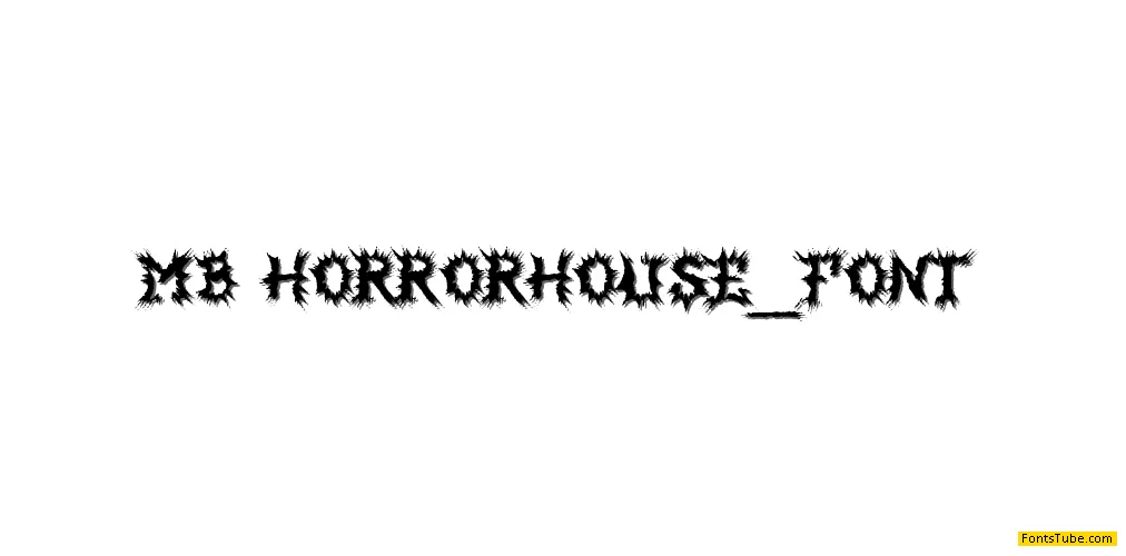 MB-HorrorHouse Font