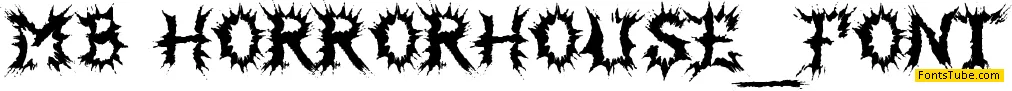 MB-HorrorHouse Font