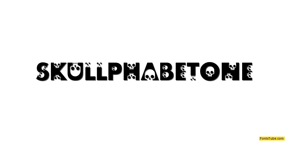 skullphabet Font